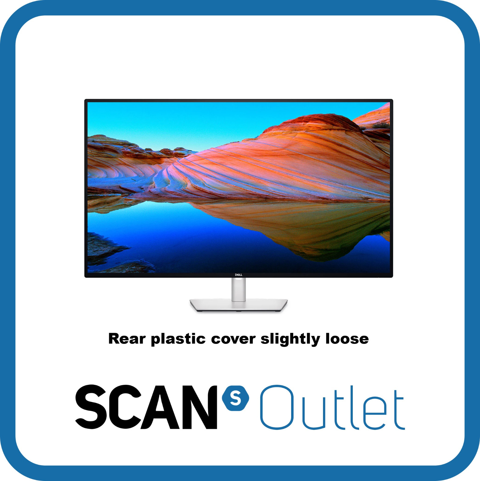 43"" Dell U4323QE 4K Monitor, IPS, 3840x2160, 5ms, 60Hz, 1000:1, 350cd/m², HDMI/D