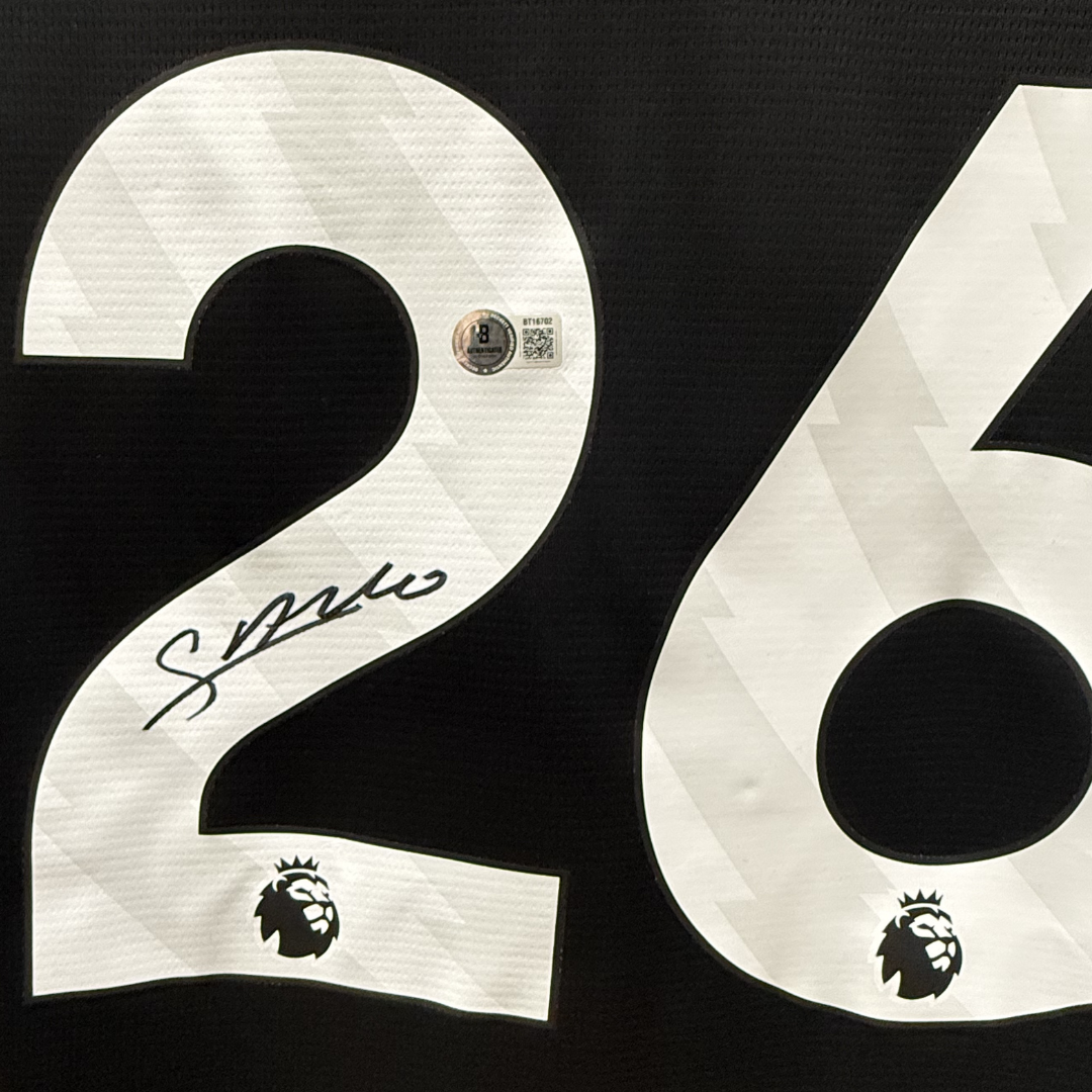 Savinho Signed Manchester City FC Away Soccer Jersey #26 with