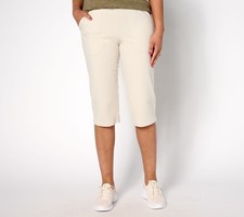 Denim Co. Women's Pants Sz S Regular Duo Stretch Skimmer with White A683902