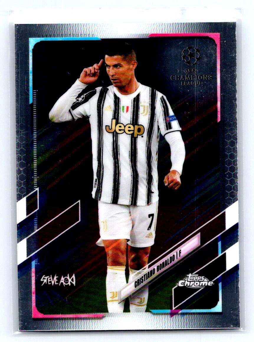 Topps Chrome X Steve Aoki UCL Cristiano Ronaldo #100 Trading Card