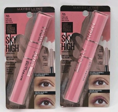 (2) Maybelline Lash Sensational Sky High Mascara - 795 Pink Air New 