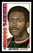 1976 77 Topps #32 Jim Price Bucks EX *d1