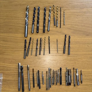 42 x Drill Bits HSS & tap tool bits Mechanic DIY Builder Metalwork Tool £120