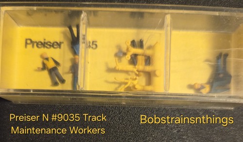 Trabajadores de mantenimiento Preiser escala N #9035 vintage nuevos en caja original 1:160 | Zustand: New