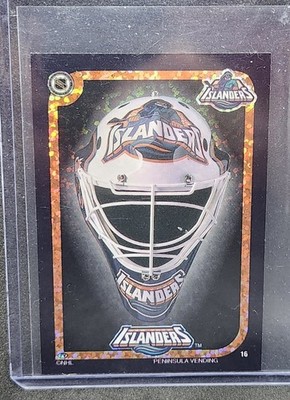 95 96 Peninsula New York Islanders Goalie Mask Sticker #16 NHL Hockey!!