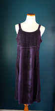 Vintage Y2K Gauzy Fairy Cottagecore Prairie Whimsigoth Boho Purple Midi Dress