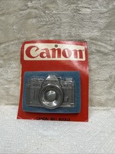 CANON AE-1 Vintage Metal Belt Buckle 3x2 inches LIMITED EDITION Unopened