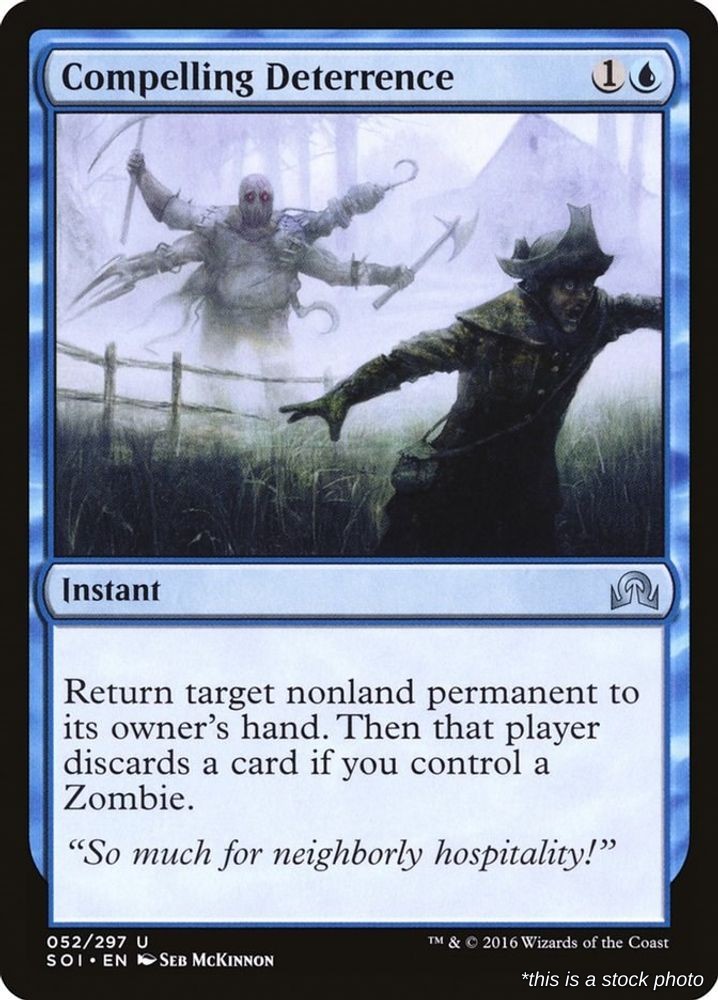 Compelling Deterrence (SOI 52), Foil, Shadows over Innistrad, MTG