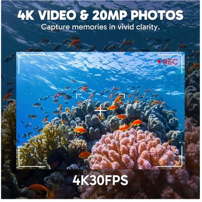 EK7000 Pro Action Camera with Electronic Image Stabilization
