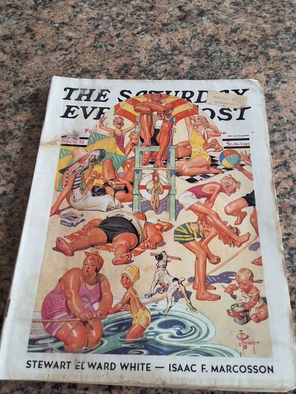 Vintage Saturday Evening Post Sept. 3 1932