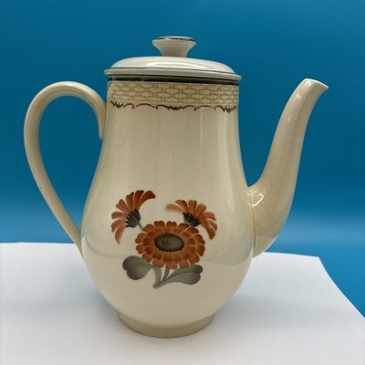 Royal Copenhagen Zinnia MCM Rare Teapot Lid Discontinued HTF No Chips Some Craze