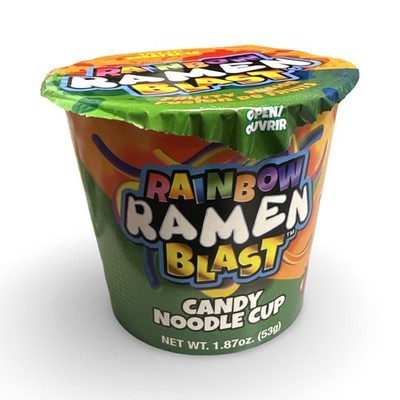 Candy Ramen Bowls, 3 Pack, With Candy Sticks, Gel Candy, Popping Candy and Gummy