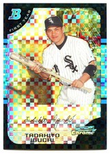 2005 Bowman Chrome XFractor #301 Tadahito Iguchi /225 Rookie RC