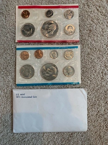 1973 U.S. MINT COIN SET (13 coins) sealed in original US MINT PACKAGING