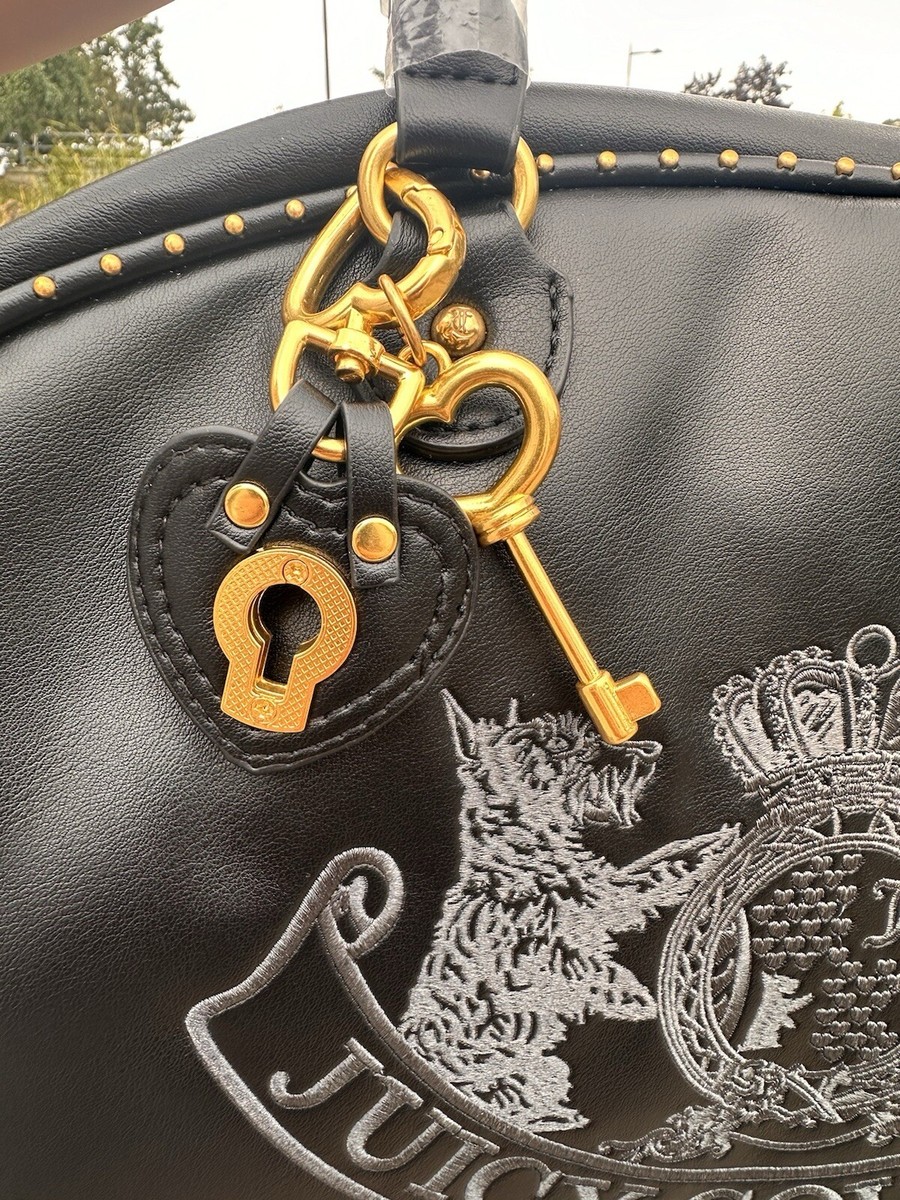 Y2k/2000s juicy couture vintage style PU leather Bowling bag