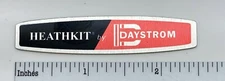 Heathkit by Daystrom Nameplate Logo Badge Custom Made Aluminum - Vintage Look