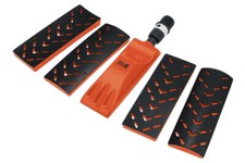 Power-Tec 5 Piece Sanding Block Set With Dust Extraction Concave Convex Profiles