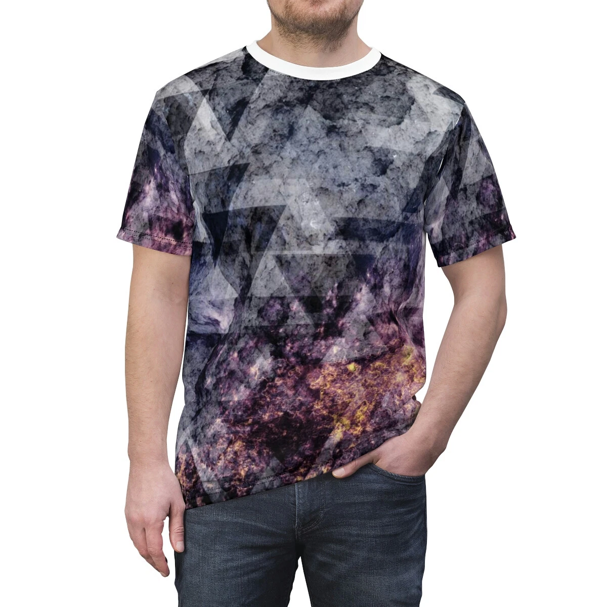 'Deep Inside' Unisex AOP Cut & Sew Tee