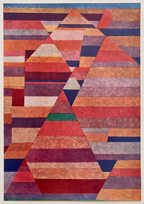 PAUL KLEE RARE VINTAGE 1959 FINE ART ITALIAN LITHOGRAPH PRINT