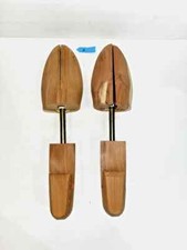  SELECT QTY Unbranded MEN Size LG LARGE Cedar Shoe Tree w/ Hook Almond Made USA