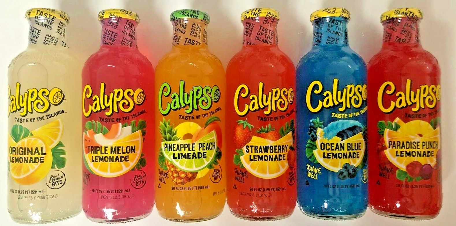 Calypso American Lemonade USA Drinks 6 Flavors Available mix and match  473ml | eBay