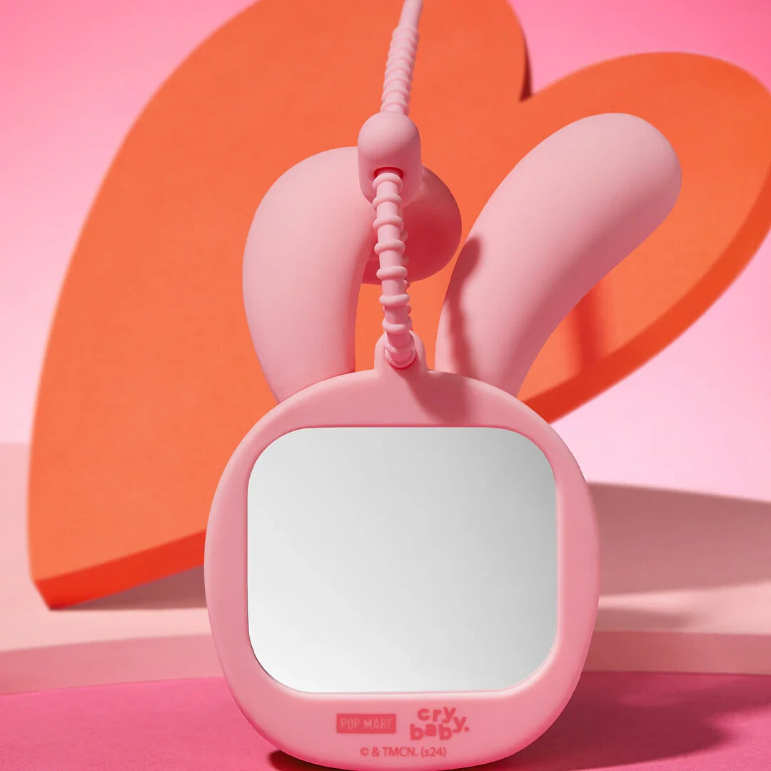 💖 POP MART - 100% AUTHENTIC - Power Puff Mirror Pendant - Cry Baby 