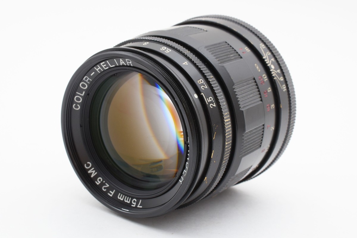 Voigtlander COLOR HELIAR 75mm f/2.5 MC Black L39 LTM Leica Voigtlander COLOR HELIAR 75mm f/2.5 MC Black L39 LTM Leica