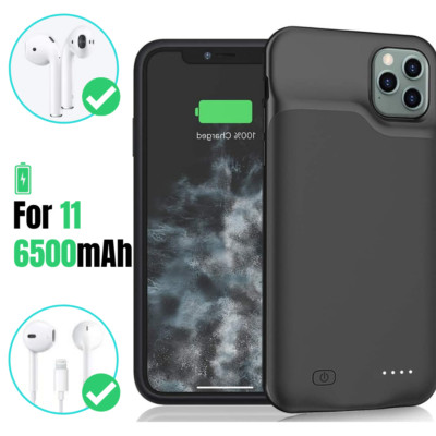 External smart Battery Case Power Bank Fast Charging Cover For iPhone 11 Pro Max