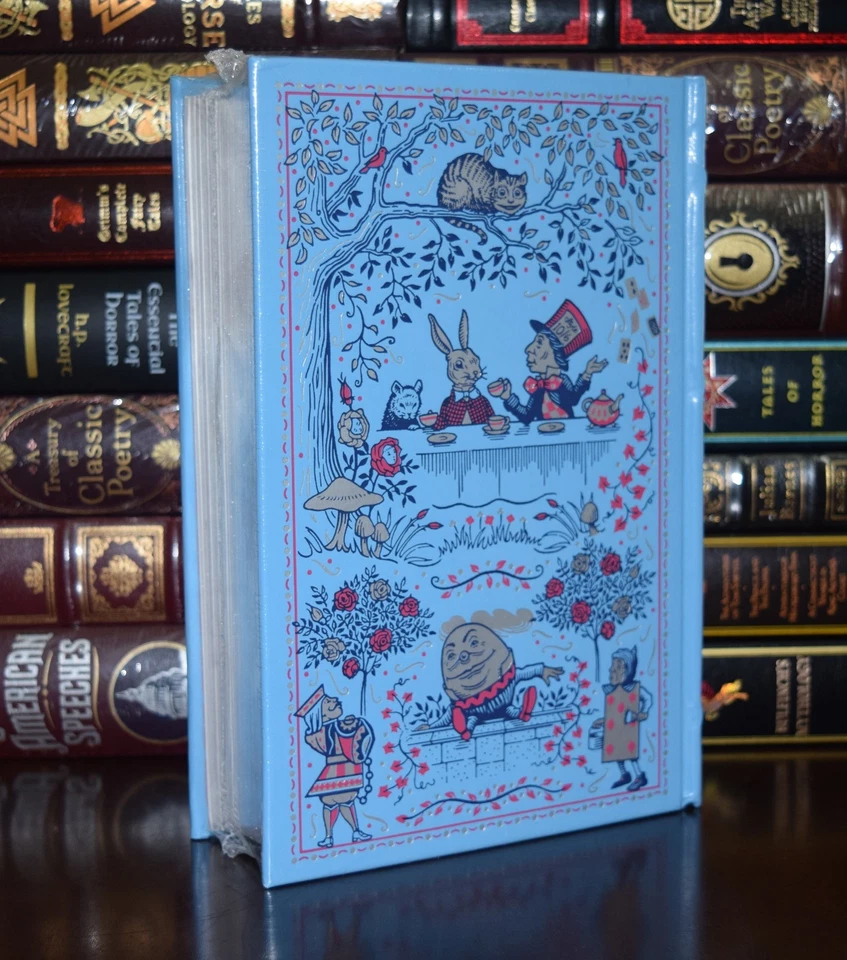 Alice in Wonderland & Stories by Carroll New Leather Bound Collectible Foto 4 de 4