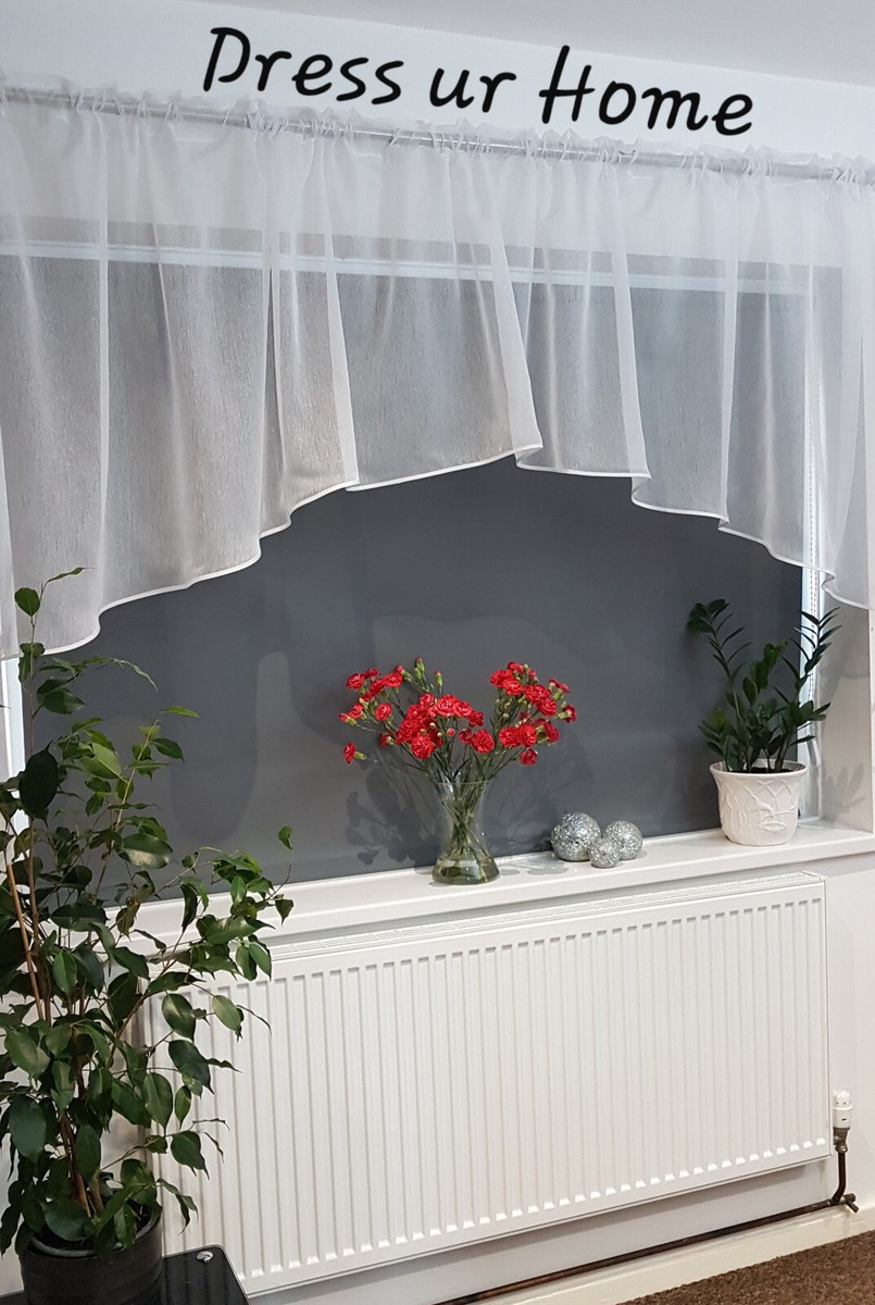 Flying Curtains Kurzes Vorhang-Panel Mit Zirkonia Stickerei Spitze