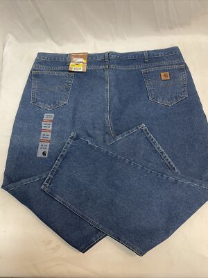 Carhartt Men's B18 DST Traditional Fit Tapered Leg Jean Size