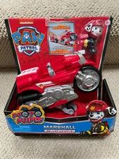 PAW Patrol Moto Pups MARSHALL FIRE Deluxe Motorcycle Vehicle TOY Nickelodeon