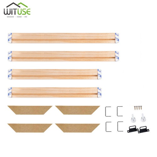 Canvas Stretcher Bars Frames Sturdy Wood Strips Kit Art Paintings Multiple Frame - Picture 18 of 75