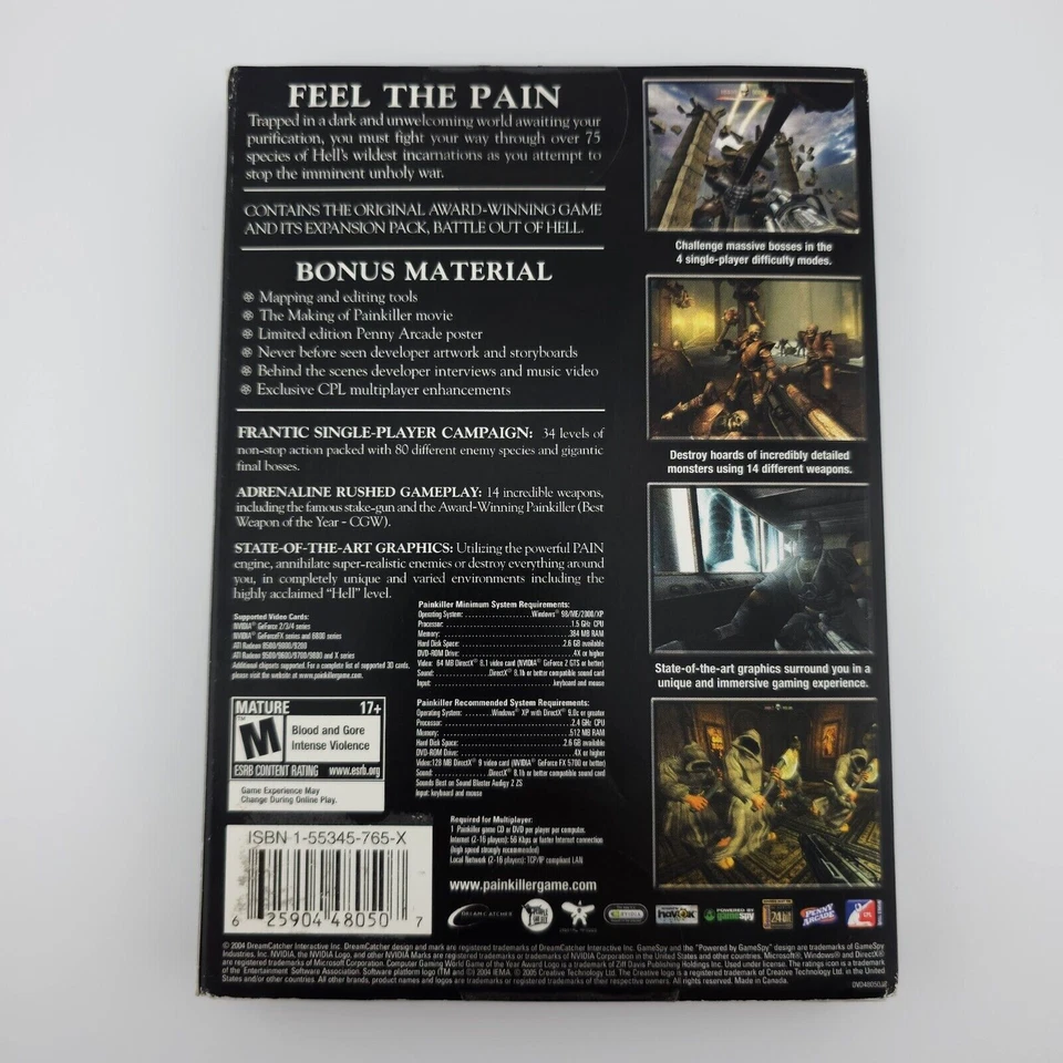 Painkiller: Black - Limited Editon DVD, 2005, Slipcover, New & Sealed - Image 3 of 4