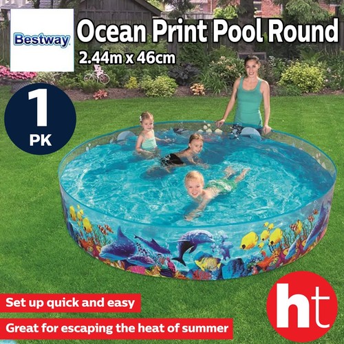 Bestway Pool Sparkling Sea Animal Pool Round (1.22m X 25cm) - Picture 37 of 60