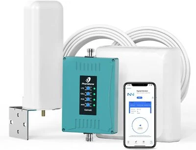 5G 4G Cell Phone Signal Booster AT&T Verizon 700/850/1700/1900MHz Repeater Kit - Image 1 of 4