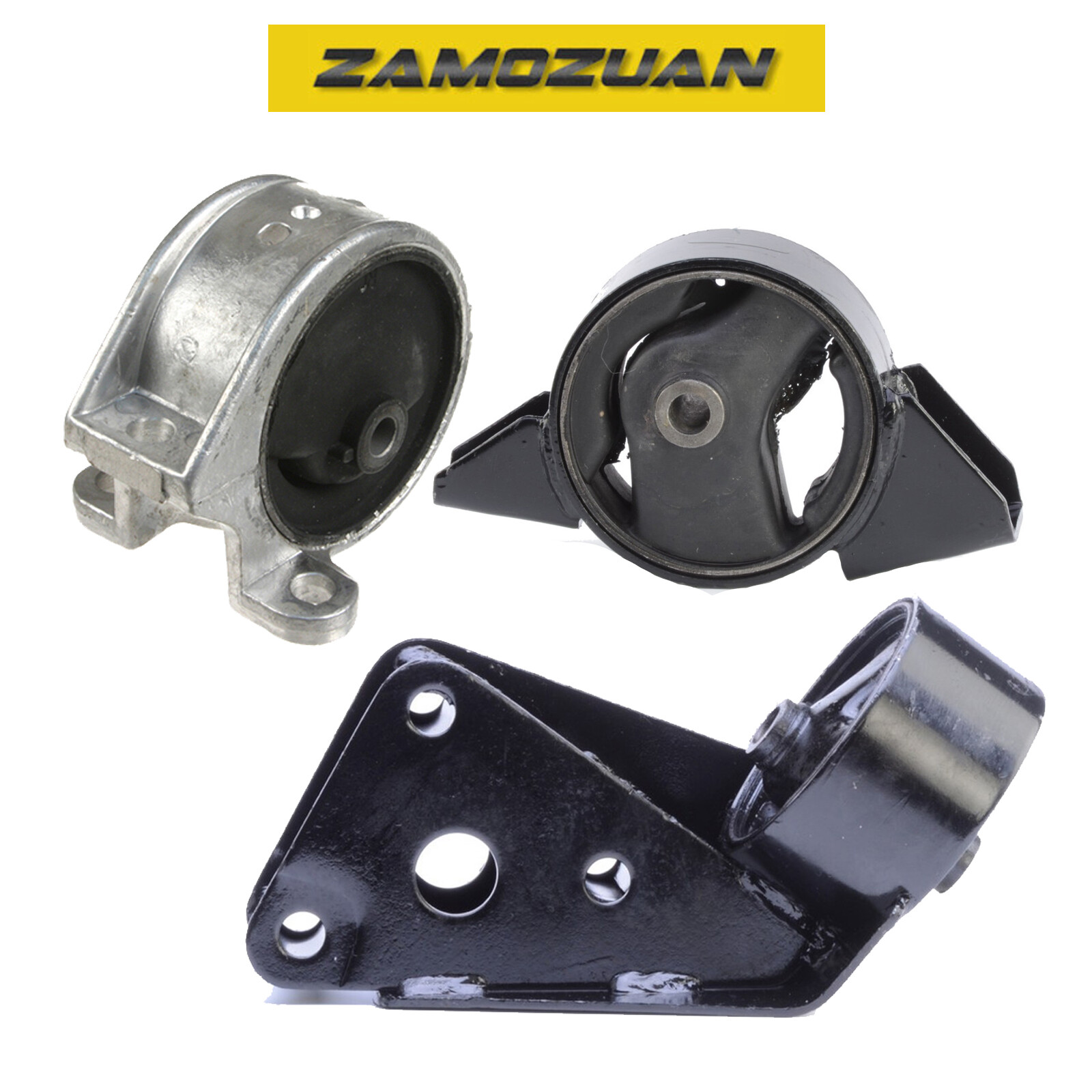 Front R  Rear Engine  Trans Mount Set 3PCS. 91-99 for Nissan NX Sentra 2.0L