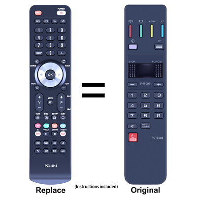 New RCT3003 Replacement Remote Control For Thomson SABA TC3003