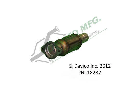 Convertidor catalítico-ajuste exacto Davico 18282 se adapta 04-10 Toyota Sienna 3,5 L-V6 Foto 2 de 3