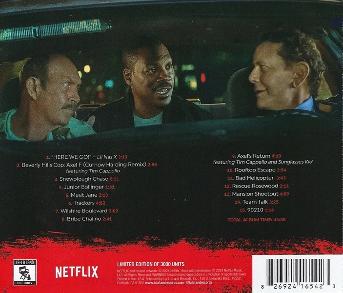 Beverly Hills Cop - Axel F: (2024) Complete Score CD / signed by Lorne Balfe!! - Bild 2 von 2