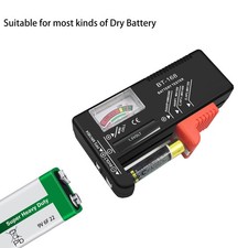Battery Tester Checker, Universal Small Battery Tester for AAA AA C D 9V 1.5V...