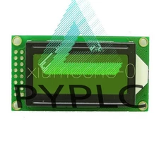 0802 8x2 Yellow Character LCD Display Module 5V LCM For Arduino Raspberry pi