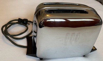 Vintage 1950s Toastmaster Automatic Pop-up 2 Slice Toaster, Model 1B24