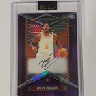 Wild Card Alumination Zakai Zeigler Autograph Serial Numbered 1/3