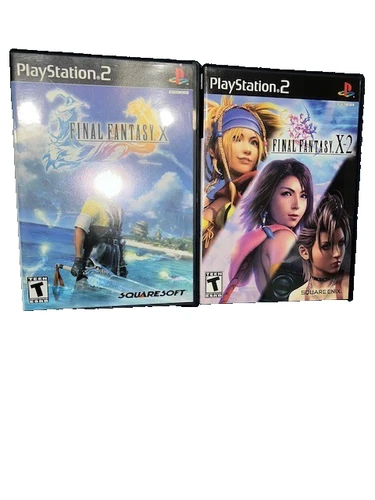 Final Fantasy X and X-2 Sony PlayStation 2 PS2 Games Bundle