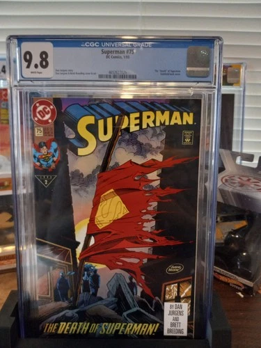New ListingSuperman #75 Death of Superman 1993 CGC Grade 9.8