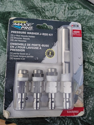 #ad #ad Surface Maxx Pro Pressure Washer J Rod Nozzle Kit New $16.99