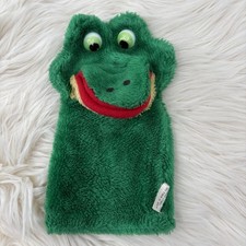 Vintage Target Plush Allie Alligator Hand Puppet Green