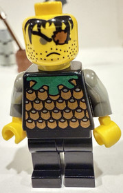 LEGO Castle 6032 Catapult Crusher  cas043 minifigure w/instruction manual