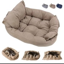 Multifunction Dog Bed Mat 3 IN 1 Dogs Cat Sleeping Bed Sofa Warm Winter Puppy Ki